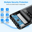 20000Mah Power Bank Portable Charger with Cables Compatible for Iphone, Android Cell Phone
