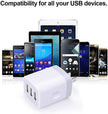USB Charging Plug, Wall Charger Adapter,  3Pack Universal Travel 3.1A 3Muti Port Fast Charging Block Compatible with Iphone 17 16 15 14 13 SE 12Pro,Samsung Galaxy S26 S25 S24 S23 Ultra, Google
