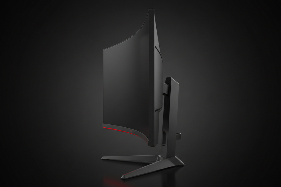 31.5 inch Curved Gaming Monitor side profile