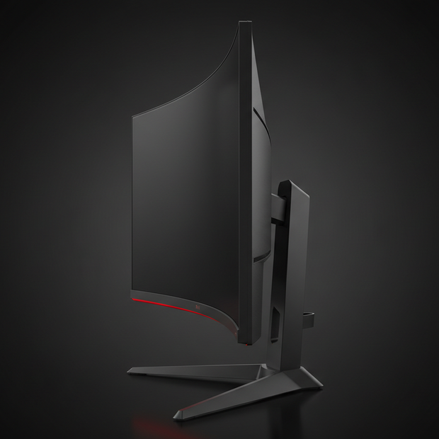 31.5 inch Curved Gaming Monitor side profile
